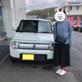 ラパンご納車です（∪・×・）♡